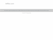 Tablet Screenshot of leftflex.com